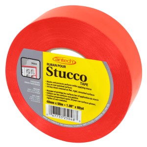 25000 Red Stucco Construction Tape